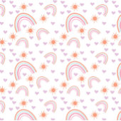 Coussin Arc en ciel et soleil