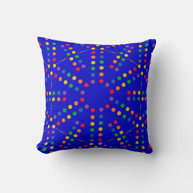 Coussin Arc-en-ciel graphiquement (Recto)