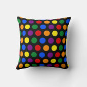Coussin Arc-en-ciel Polka Dot Thot Cushion (Verso)
