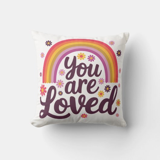 Coussin Arc-en-ciel que vous aimez (Recto)