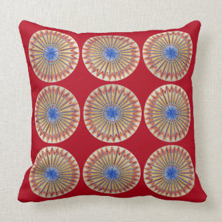 Coussin Arc-en-ciel rouge