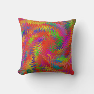 Coussin Arc-en-ciel Tissé