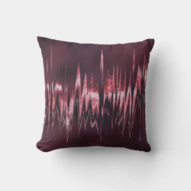 Coussin Arc violet haute tension (Recto)