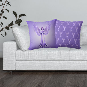 Coussin Archangel Zadkiel double face violet