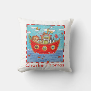 Coussin Arche de Noé personnalisée