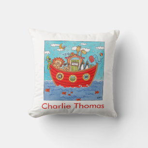 Coussin Arche de Noé personnalisée