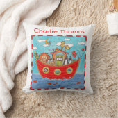 Coussin Arche de Noé personnalisée (Couverture)