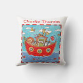 Coussin Arche de Noé personnalisée (Verso)