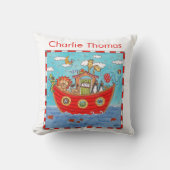 Coussin Arche de Noé personnalisée (Recto)