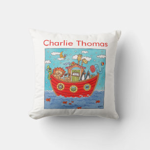 Coussin Arche de Noé personnalisée