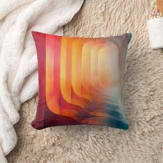 Coussin Arches Rétro Luminescents – Abstraction de milieu 