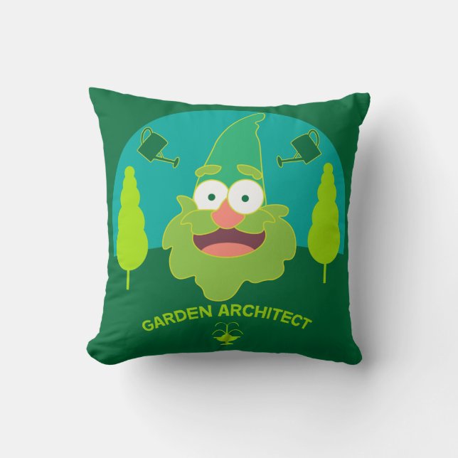 Coussin Architecte de jardin | Concepteur | Paysage | Jard (Recto)
