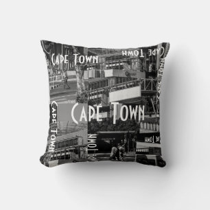 Coussin Architecture Cityscape Monochrome du Cap