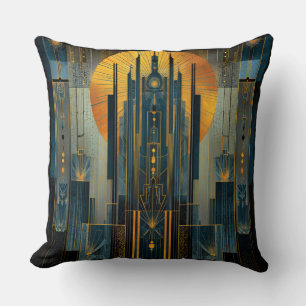 Coussin Architecture Déco La Nuit