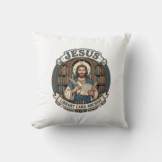 Coussin Archive de carte de bibliothèque Jésus Archive de (Recto)