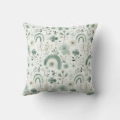 Coussin Arcs-en-ciel géants à Sage (Verso)