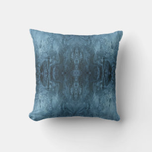 Coussin Arctique Luxe   Cristal de glace psychédélique