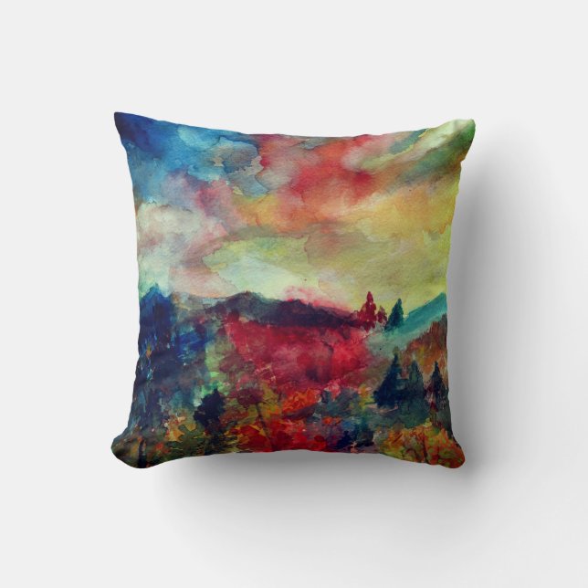 Coussin Ardoir d'automne (Recto)