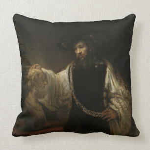 Coussin Aristote (384-322 AVANT JÉSUS CHRIST) avec un