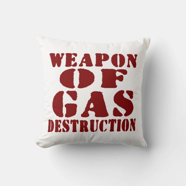 Coussin Arme De Destruction Du Gaz (Recto)