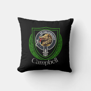 Coussin Armoirie du clan écossais Campbell