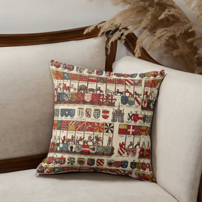 Coussin Armoiries avec animaux Villes de Wallonie (Créateur téléchargé)