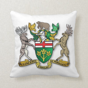 Coussin Armoiries de l'Ontario