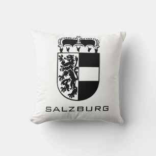 Coussin Armoiries de Salzbourg en monochrome Fine Art