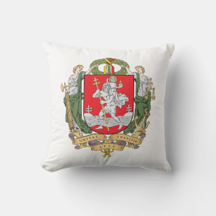Coussin Armoiries de Vilnius, Lituanie Jeter l'oreiller