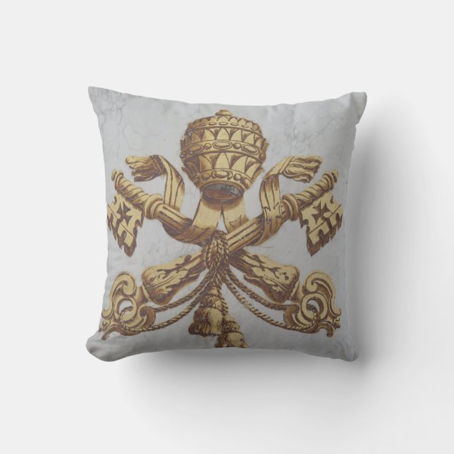 Coussin Armoiries du Vatican (Clés de Saint Pierre) (Recto)