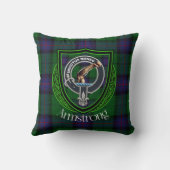 Coussin Armstrong Scottish Clan Tartan & Crest (Verso)