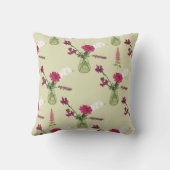 Coussin Arrangement de fleurs exotiques dans un verre (Verso)