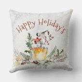 Coussin Arrangement de Noël (Verso)