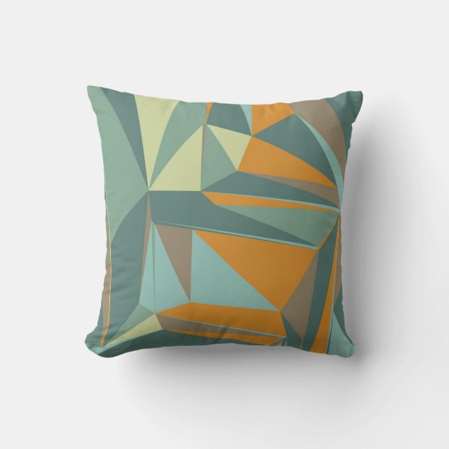 Coussin arrière - plan Abstrait avec trianglesabstrac colo (Recto)