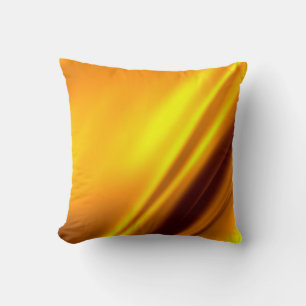 Coussin Arrière - plan abstrait d'agitation d'or