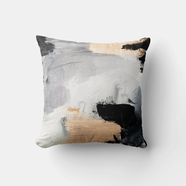Coussin arrière - plan Abstrait de texture d'huile. Peindr (Recto)