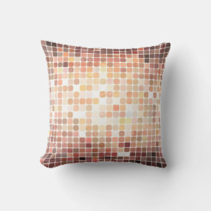 Coussin arrière - plan abstrait. mosaïque d'or. illustrati