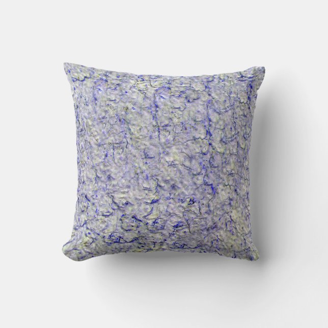 Coussin Arrière - plan bleu de mur (Recto)