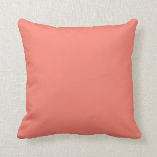 Coussin Arrière - plan couleur vive Saumon blanc