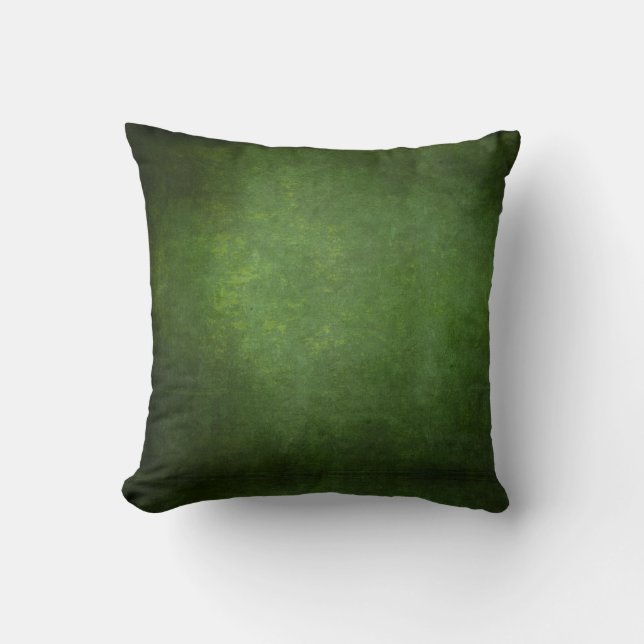 Coussin Arrière - plan de Grunge Ombre foncée - Vert (Recto)