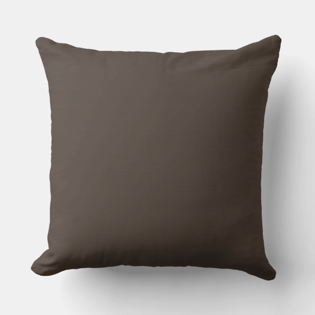 Coussin Arrière - plan de lave noire solide (Recto)