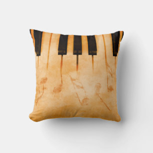 Coussin arrière - plan de musique Abstraite - Clavier et m