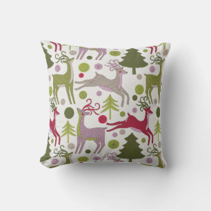 Coussin Arrière - plan de Noël : Conception de la saison d