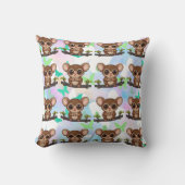 Coussin Arrière - plan de papillon Tarsier Pastel Imprimer (Recto)