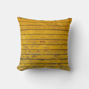 Coussin arrière - plan de plage vintage - Vieux bois patin