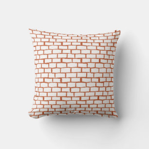 Coussin arrière - plan de texture de brique