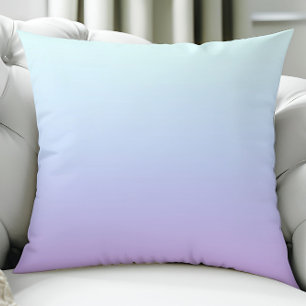 Coussin Arrière - plan dégradé bleu et violet doux