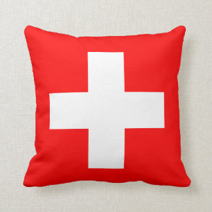 Coussin Arrière - plan Editable, le drapeau de la Suisse