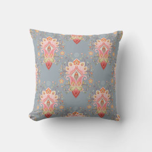 Coussin Arrière - plan en plumes Paisley Oriental