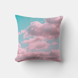 Coussin Arrière - plan esthétique avec beau ciel turquoise